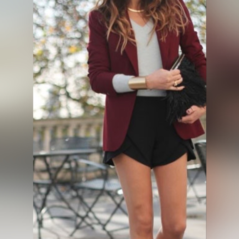 Nwt)Theory Gabe N Blazer Cherrywood Sz00